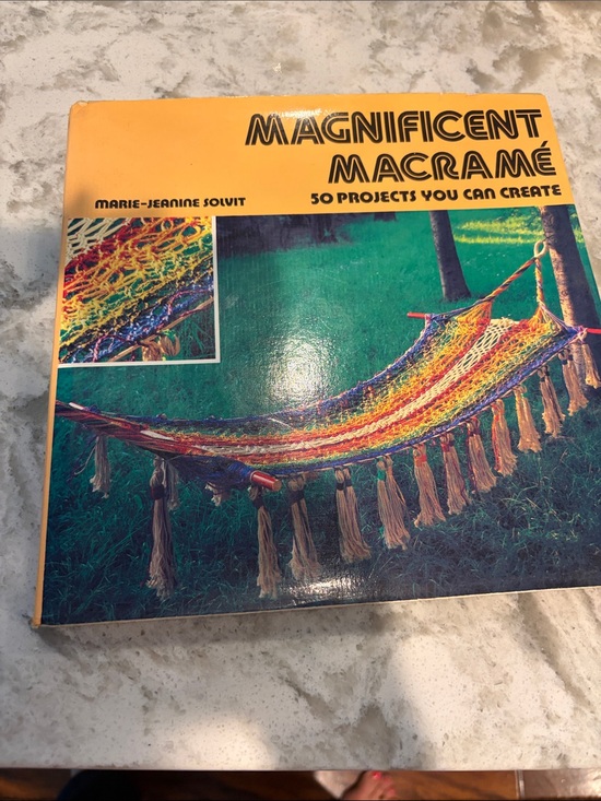 Other - Magnificent Macramé Book by — Yellow Cover
